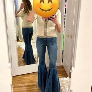 L'Agence Sevyn High Waist Ultra Flare Jeans, Size 24